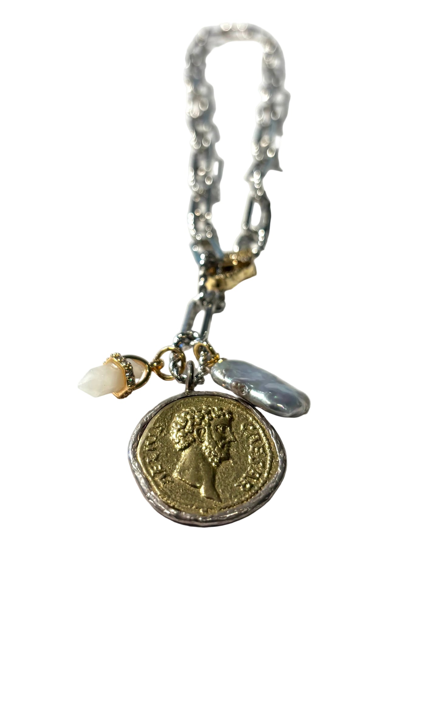 Coin Medallion Necklace
