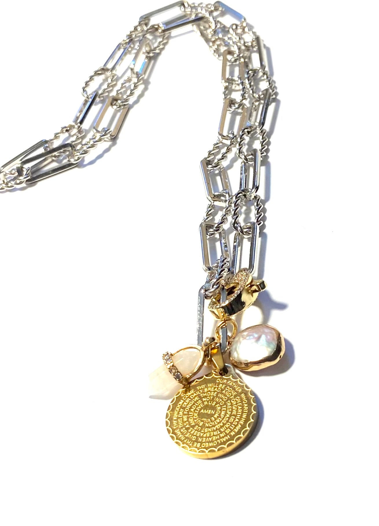 Prayers and Pearls Necklace
