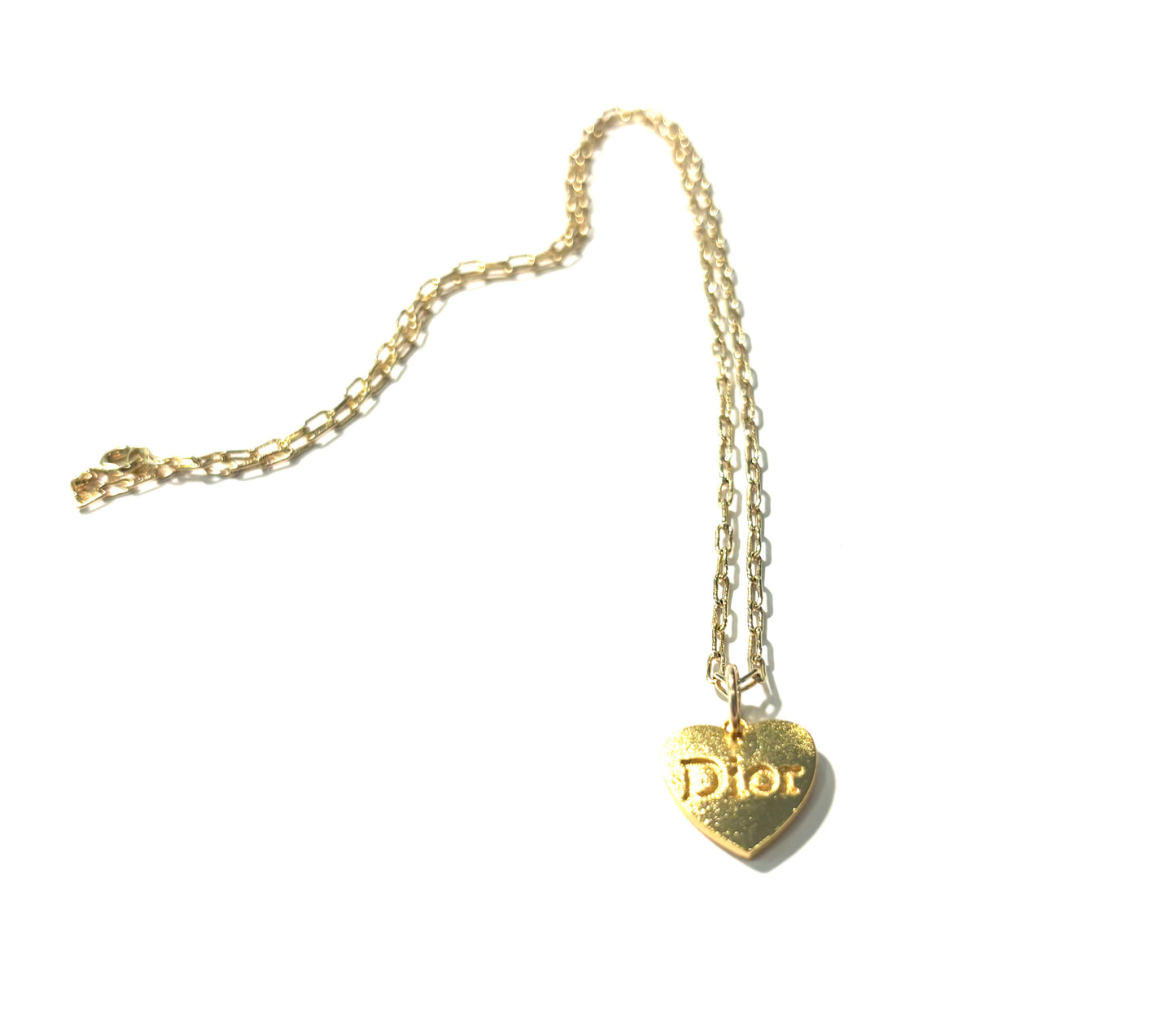 Repurposed Heart Necklace