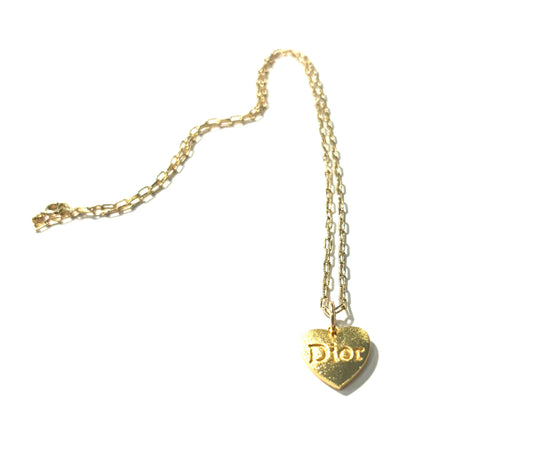 Repurposed Heart Necklace