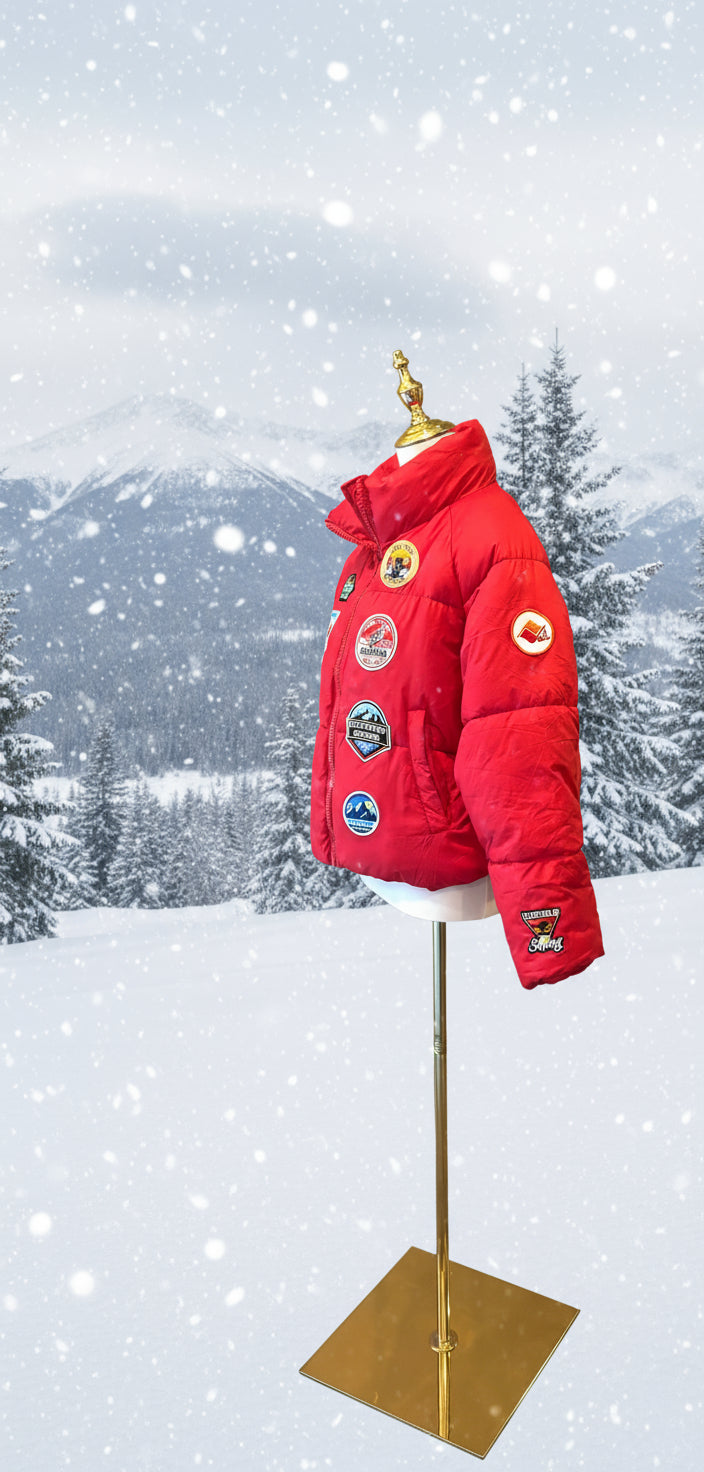 Reworked Ski Colorado Puffer Jacket