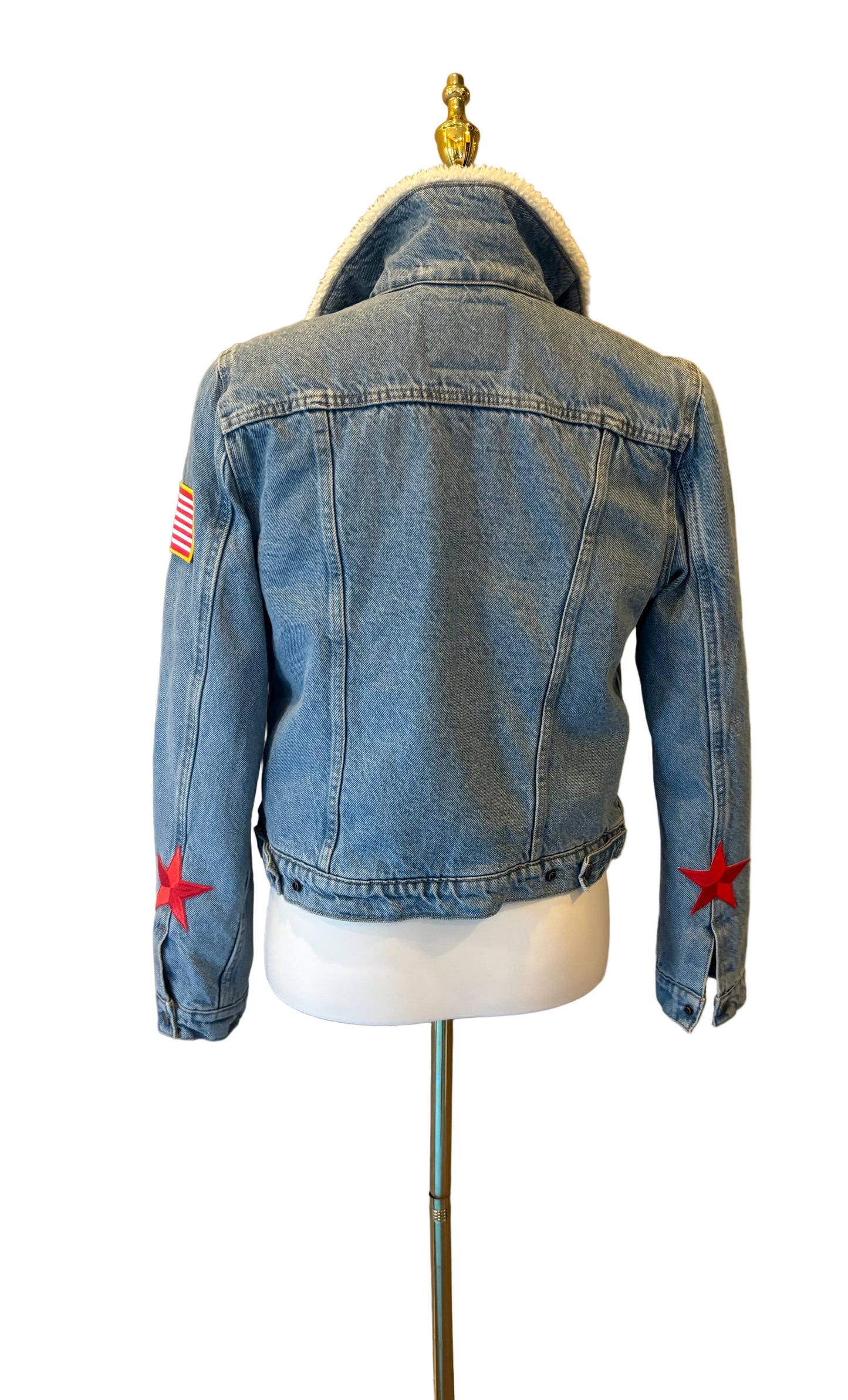 Reworked Ski Utah Denim Jacket