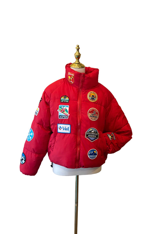 Reworked Ski Colorado Puffer Jacket