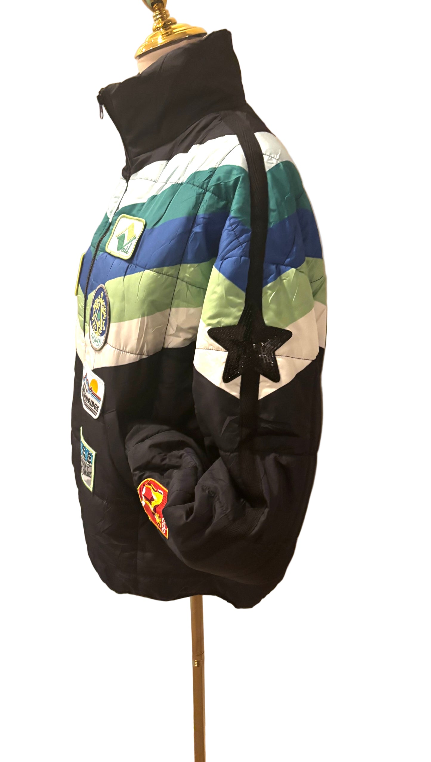 Reworked Ski Colorado Puffer Jacket