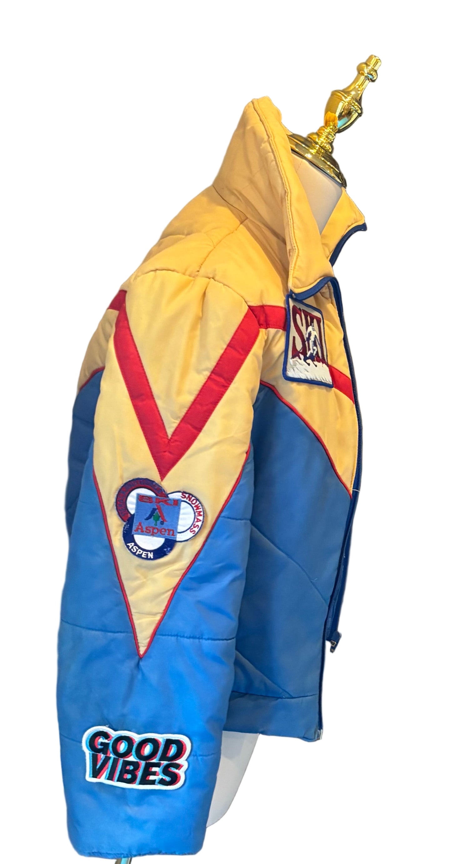 Reworked Vintage Ski Colorado Puffer Jacket