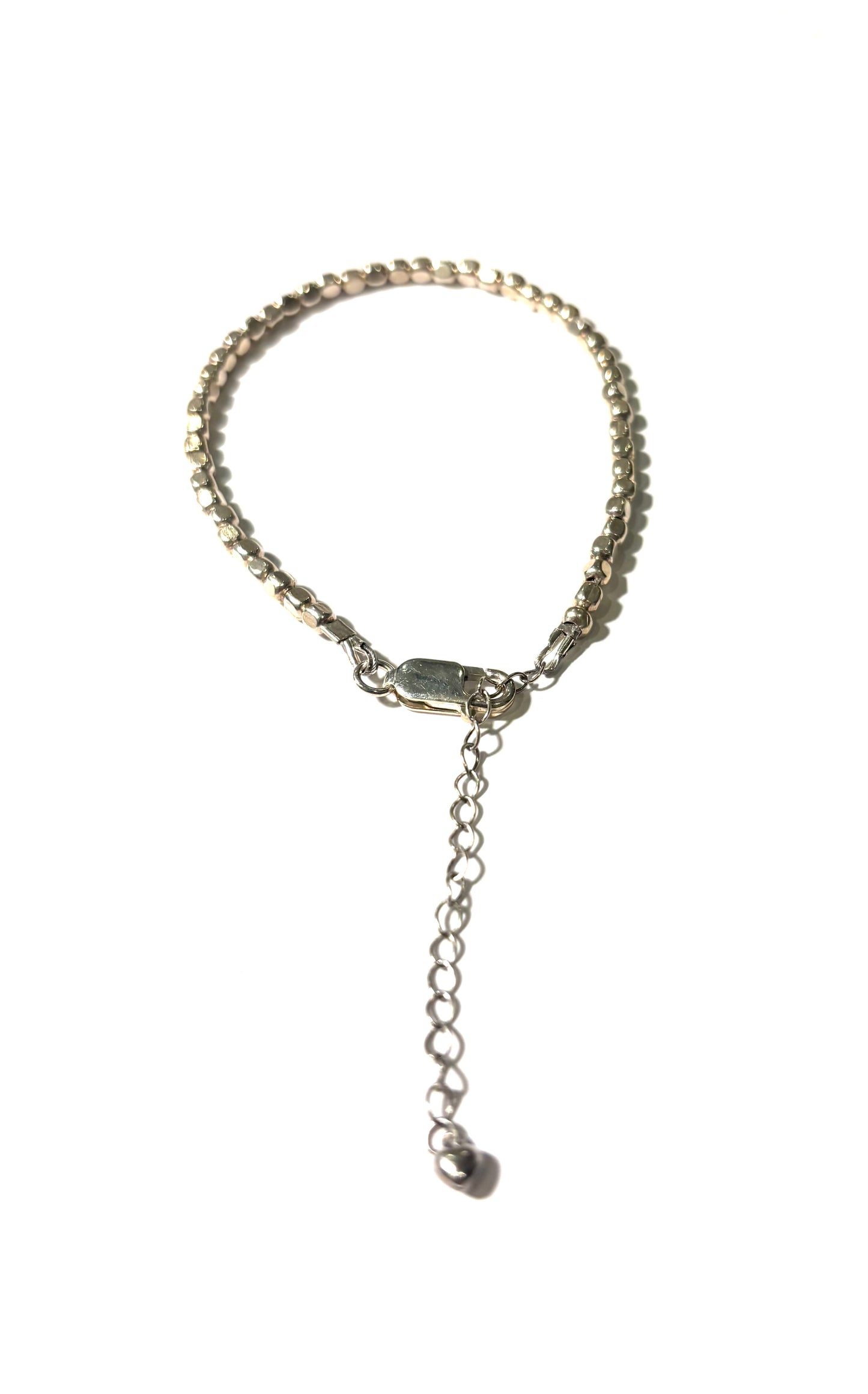 Silver Beaded  Bracelet