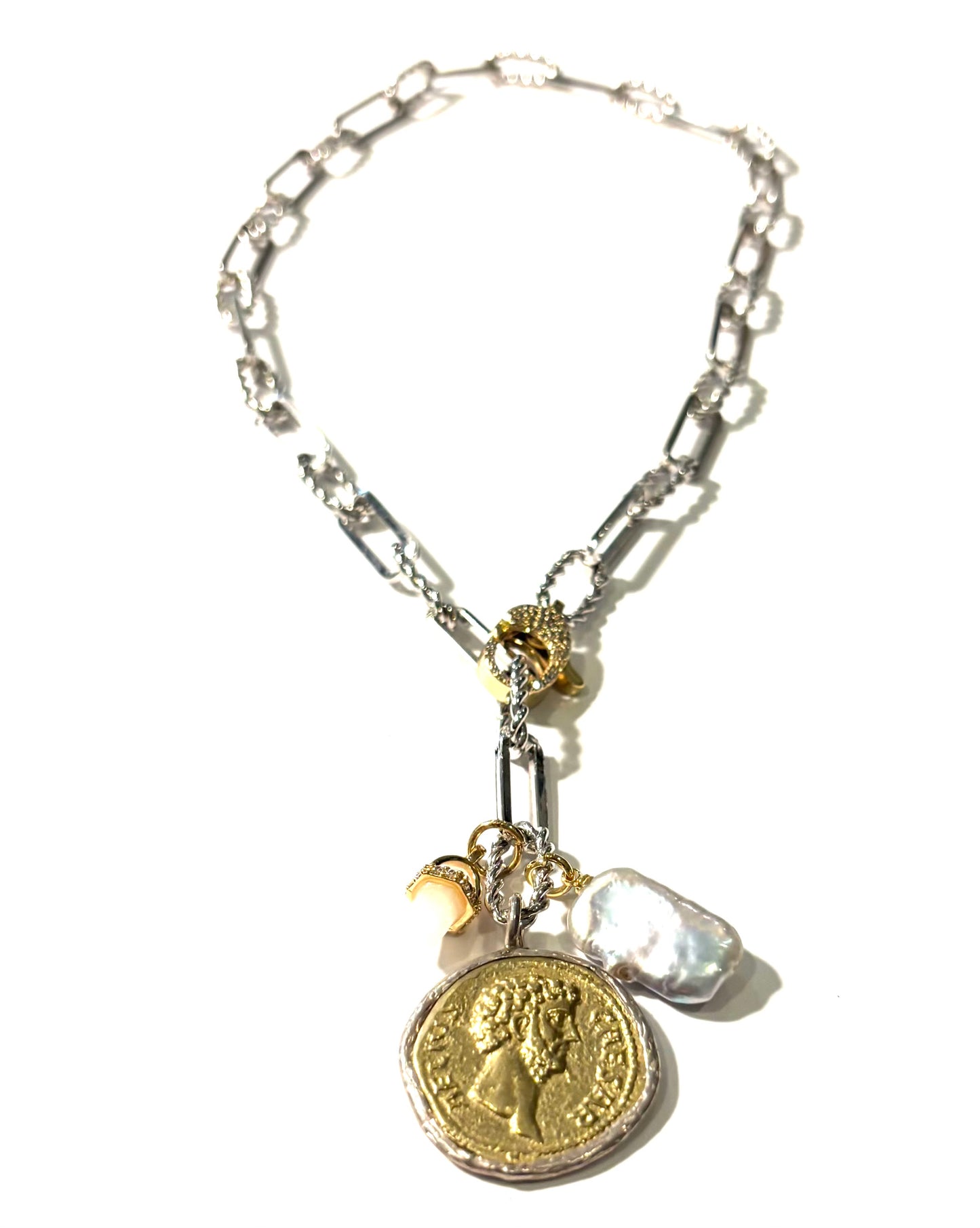 Coin Medallion  Necklace