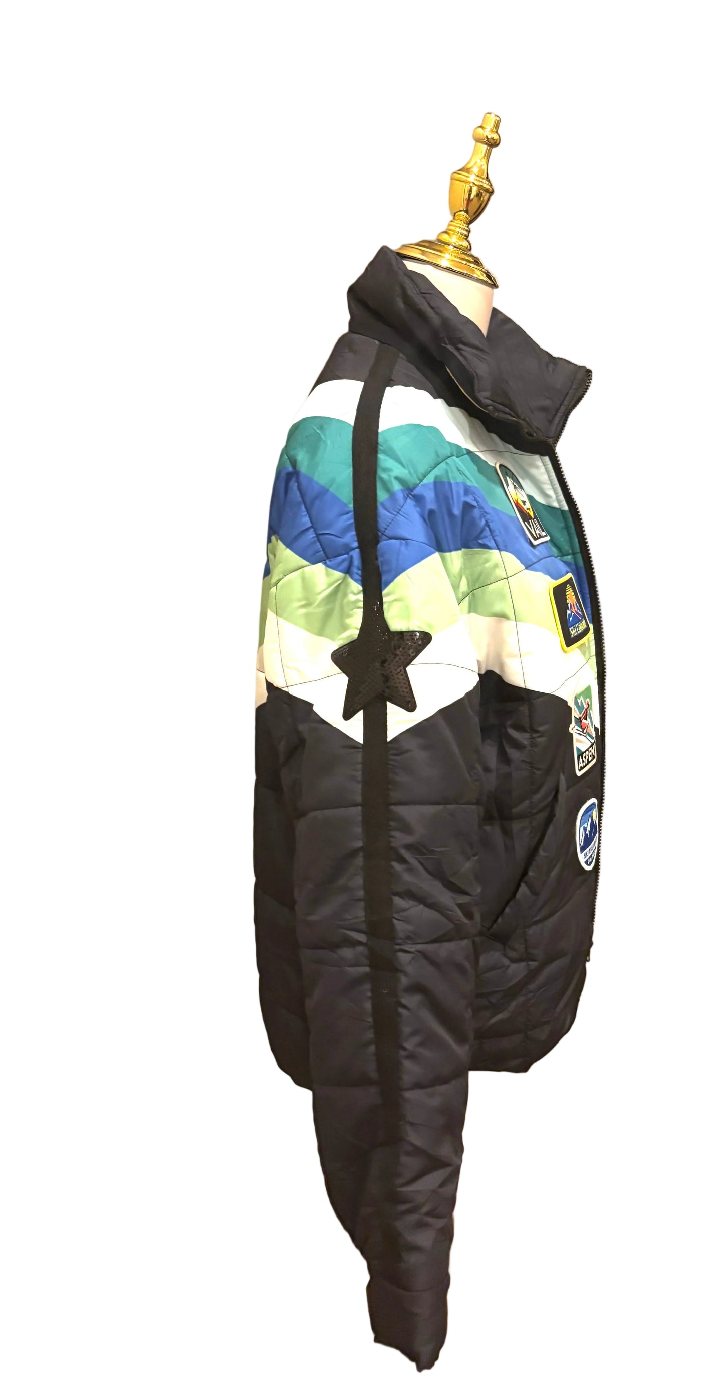 Reworked Ski Colorado Puffer Jacket