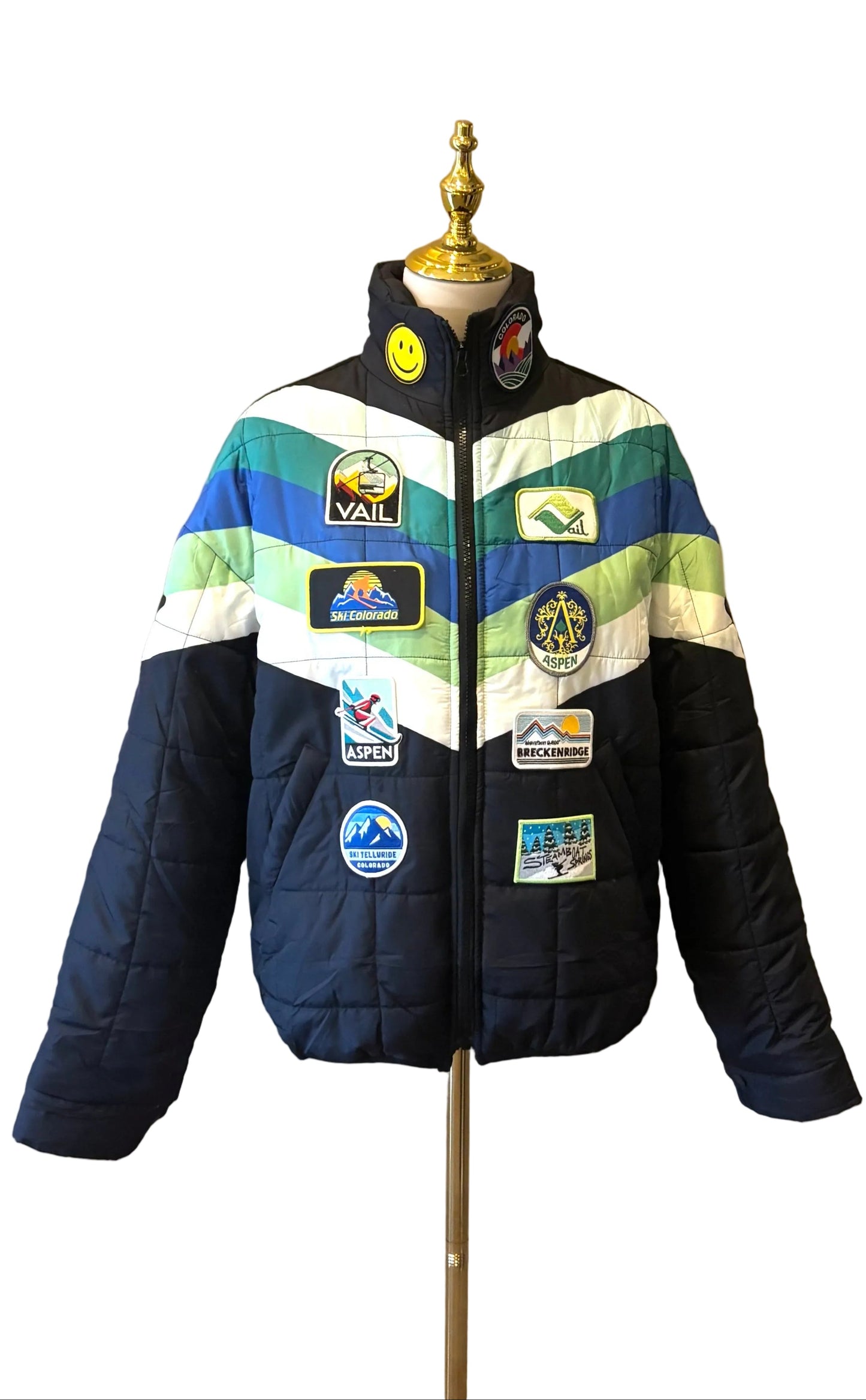 Reworked Ski Colorado Puffer Jacket