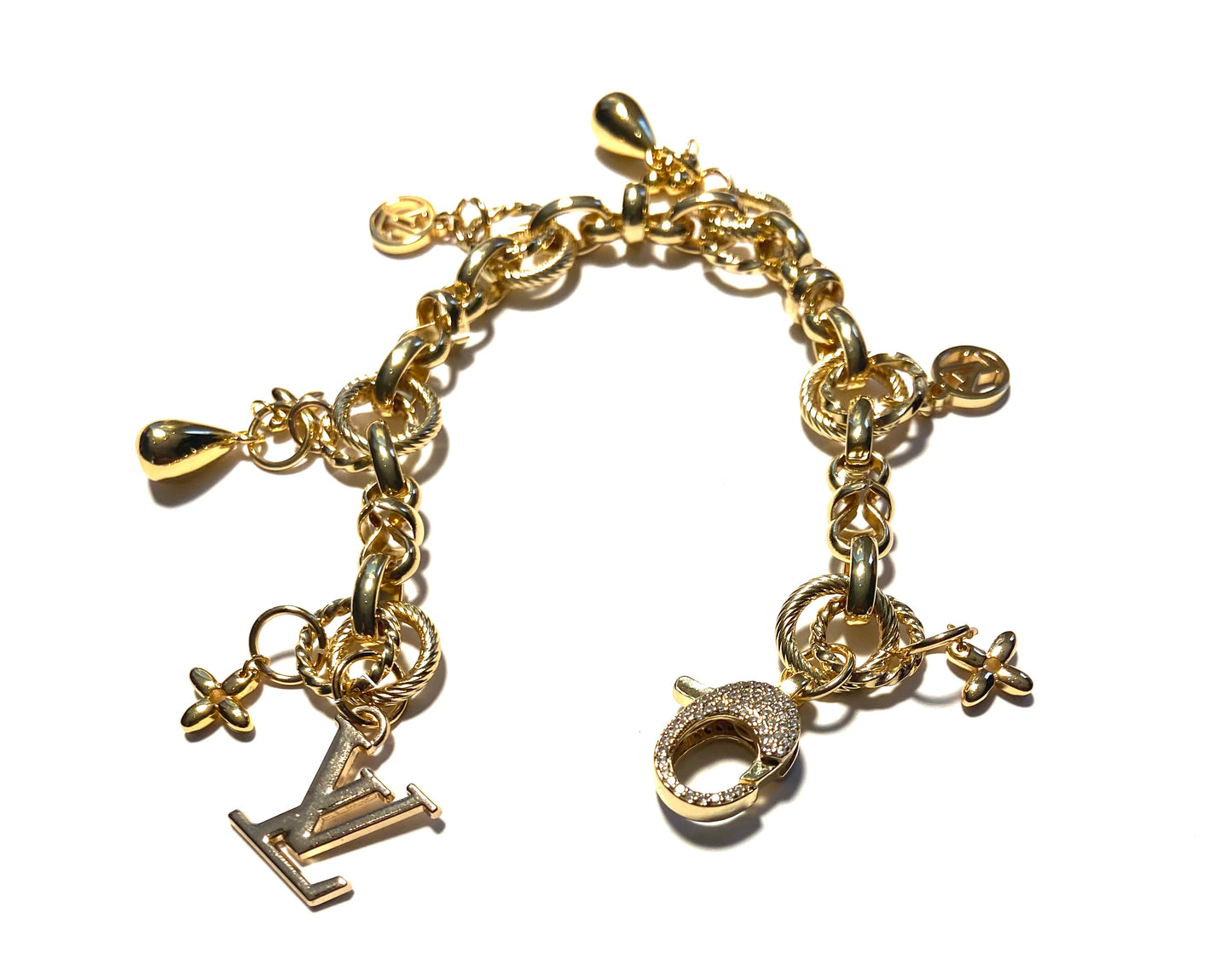Repurposed  Charm Bracelet