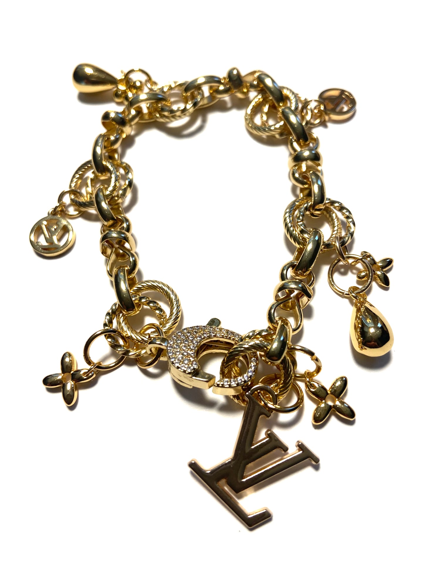 Repurposed  Charm Bracelet