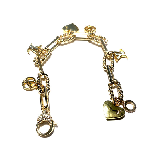 Love Repurposed  Charm Bracelet
