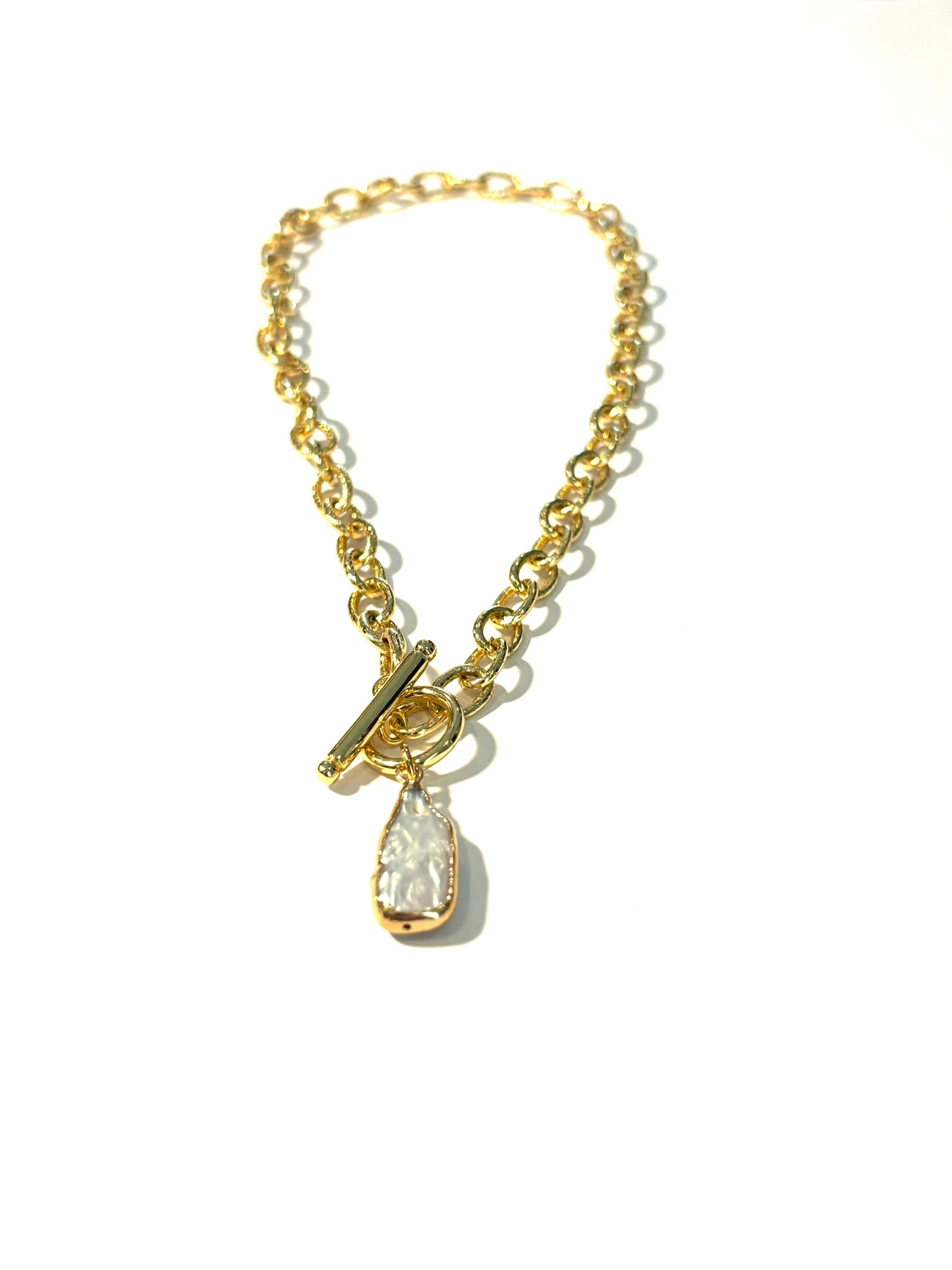 Baroque Pearl Cham Necklace