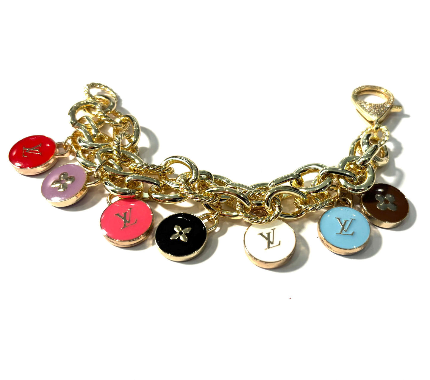 Repurposed Charming  Bracelet