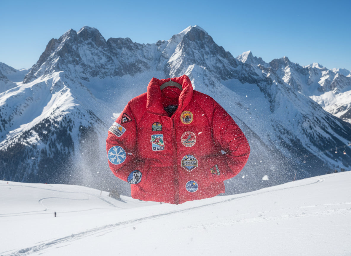 Reworked Ski Colorado Puffer Jacket