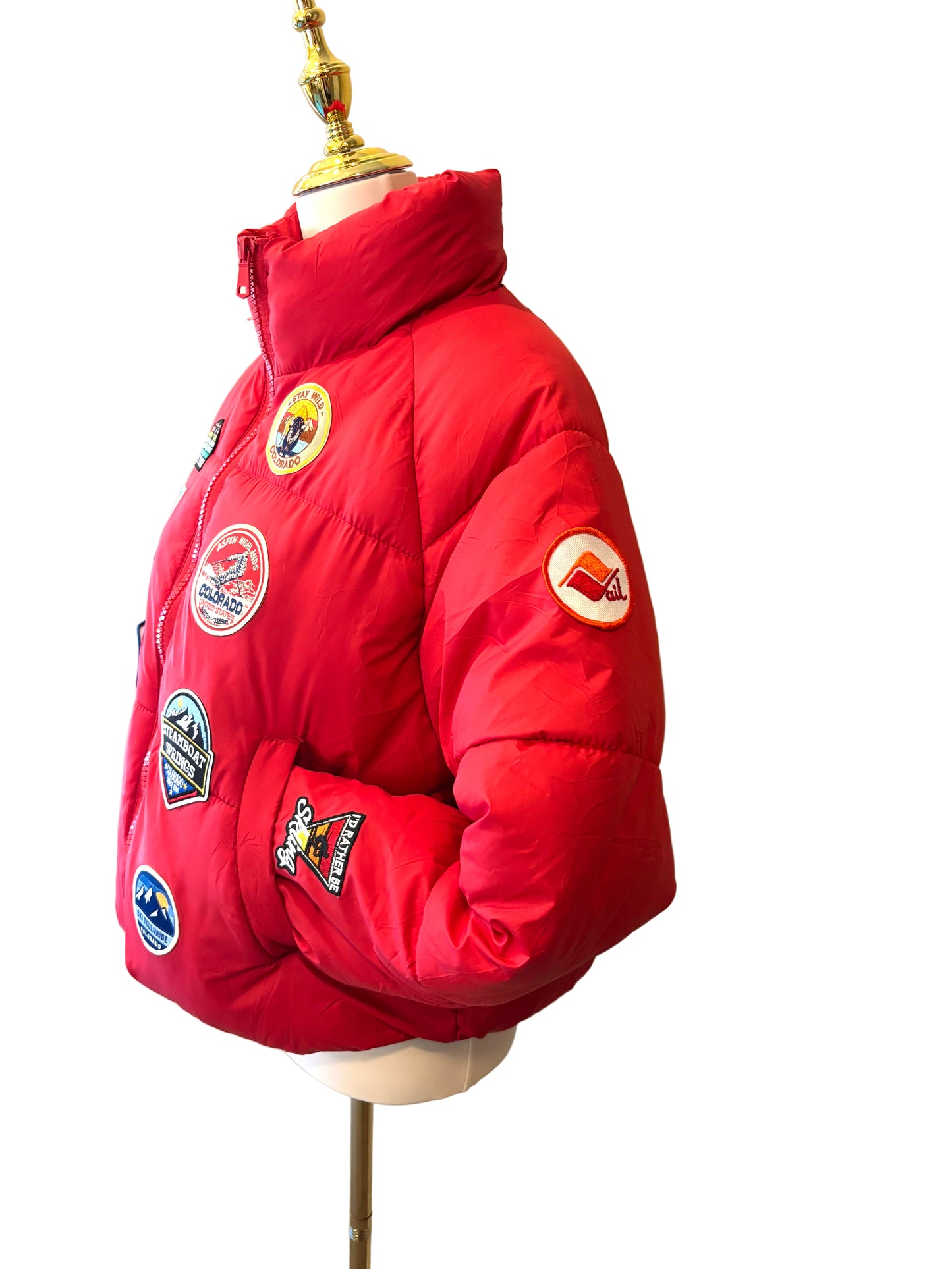 Reworked Ski Colorado Puffer Jacket