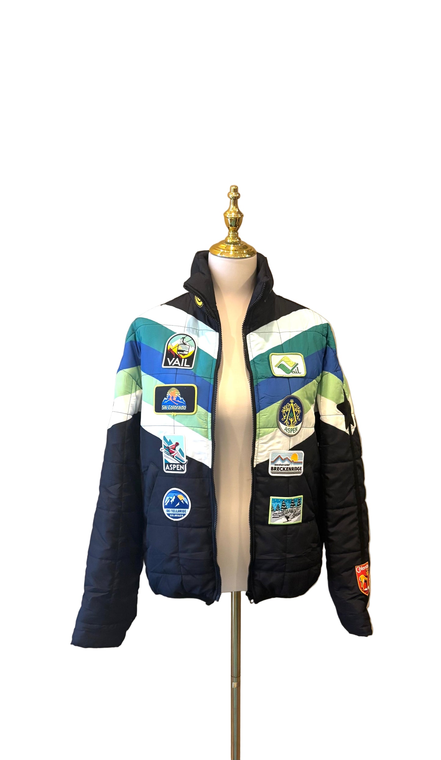 Reworked Ski Colorado Puffer Jacket