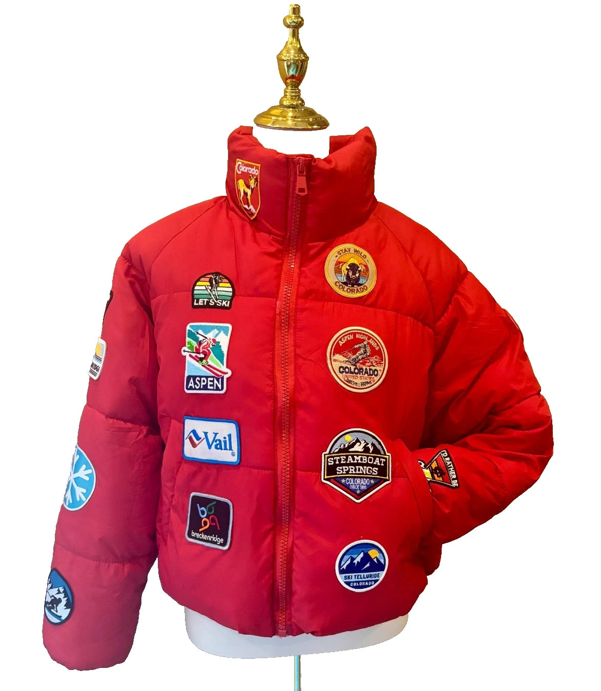 Reworked Ski Colorado Puffer Jacket